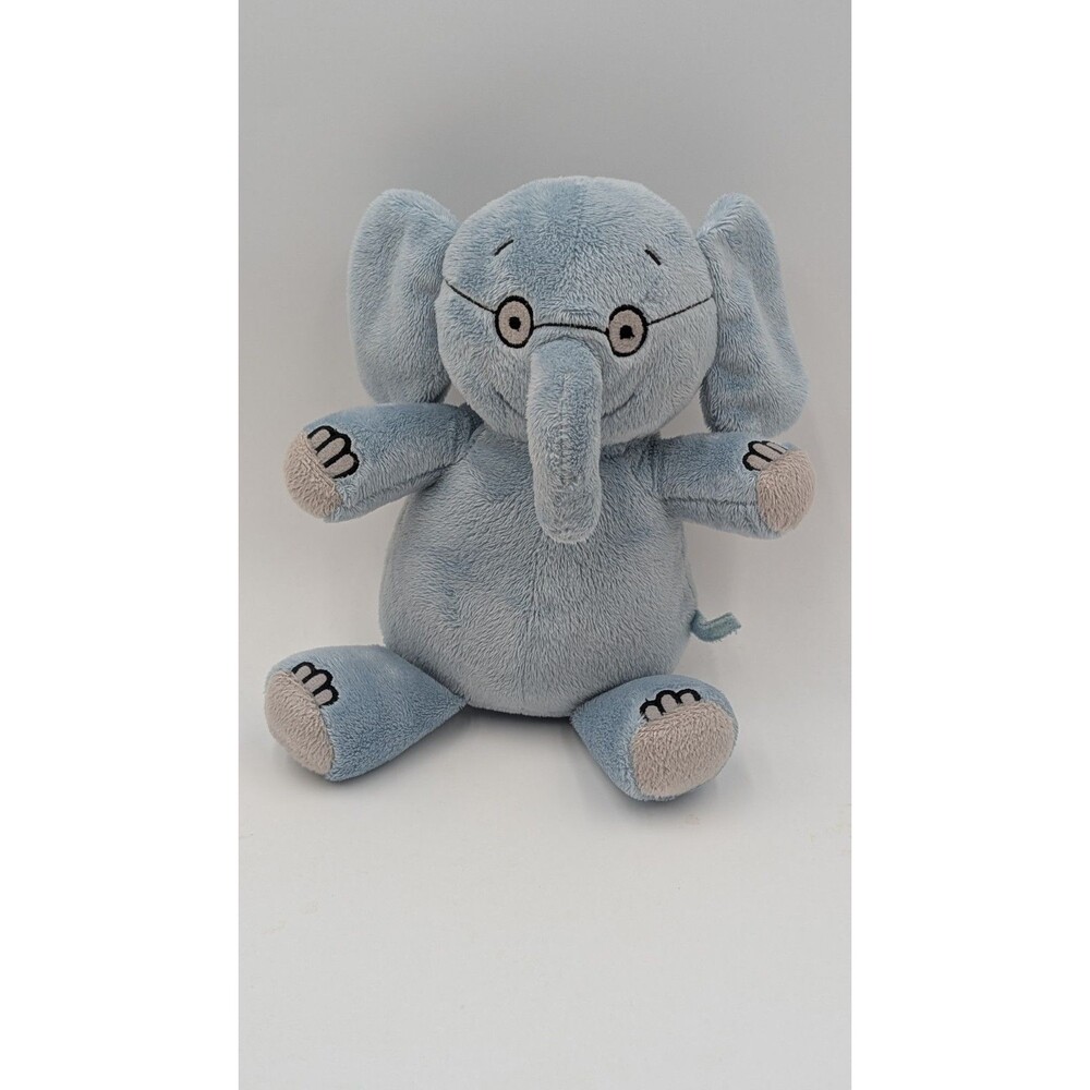 Yottoy Mo Willems Gray Elephant Plush Gerard 9" Stuffed Animal Toy